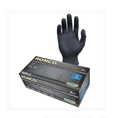 Sentron 6 Disposable Nitrile Glove Black XXL