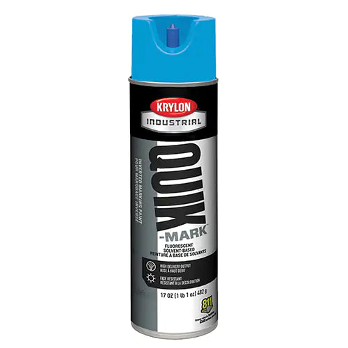 Industrial Quik-Mark‚Ñ¢ Inverted Marking Paint, Blue, 17 oz., Aerosol Can