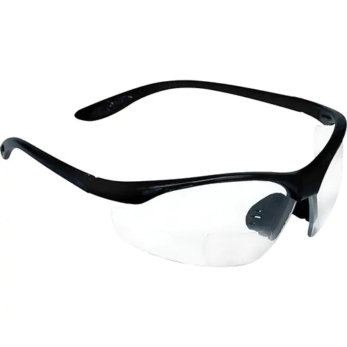 JAZZ 305 Series Reader's Safety Glasses, Anti-Scratch, Clear, 2.5 Diopter