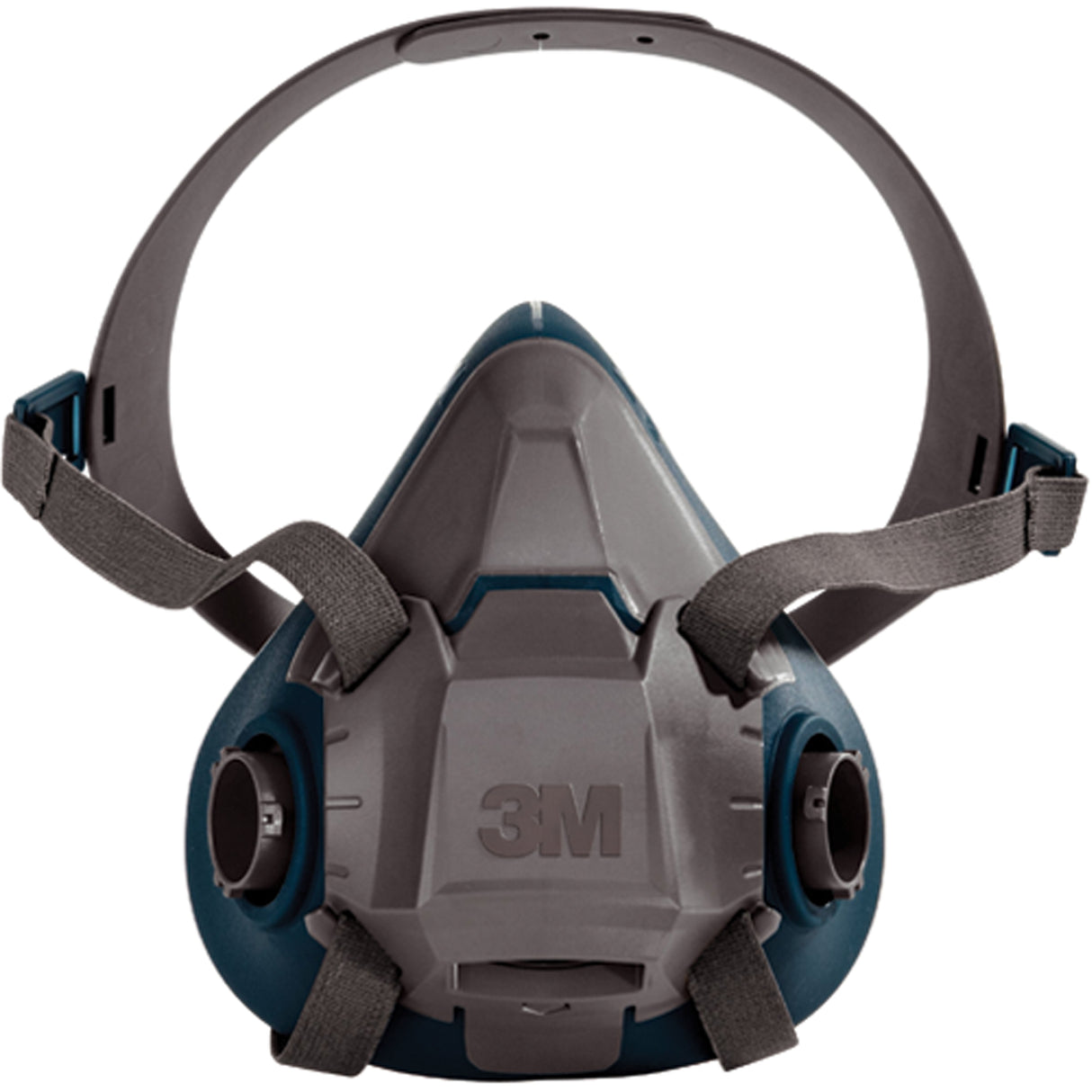 3M 6500 Series Half Facepiece Respirator, Silicone, Medium