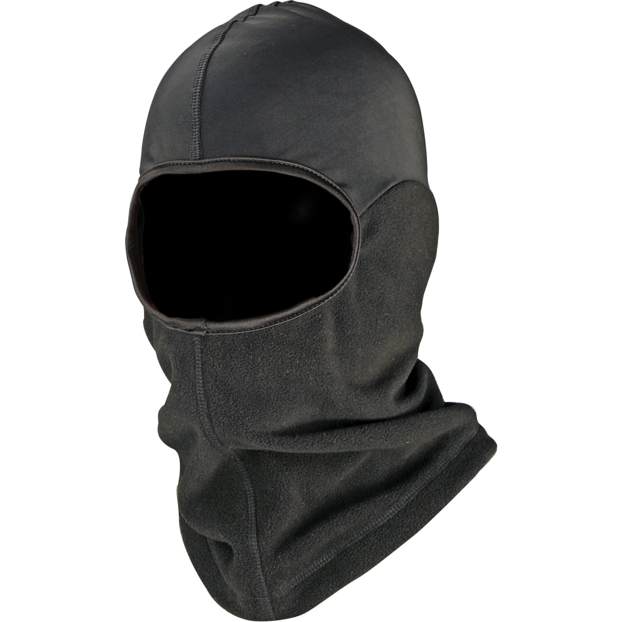 ERGODYNE N-Ferno® 6822 Balaclava, Fleece/Polyester/Spandex, Black