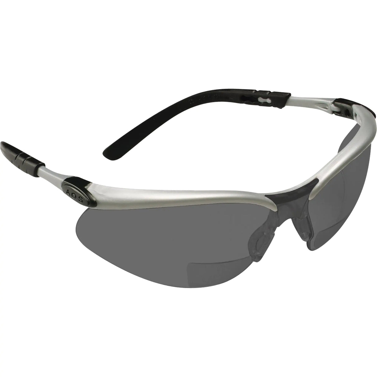 3M BX‚Ñ¢ Reader's Safety Glasses, Anti-Fog, Grey/Smoke, 2.5 Diopter