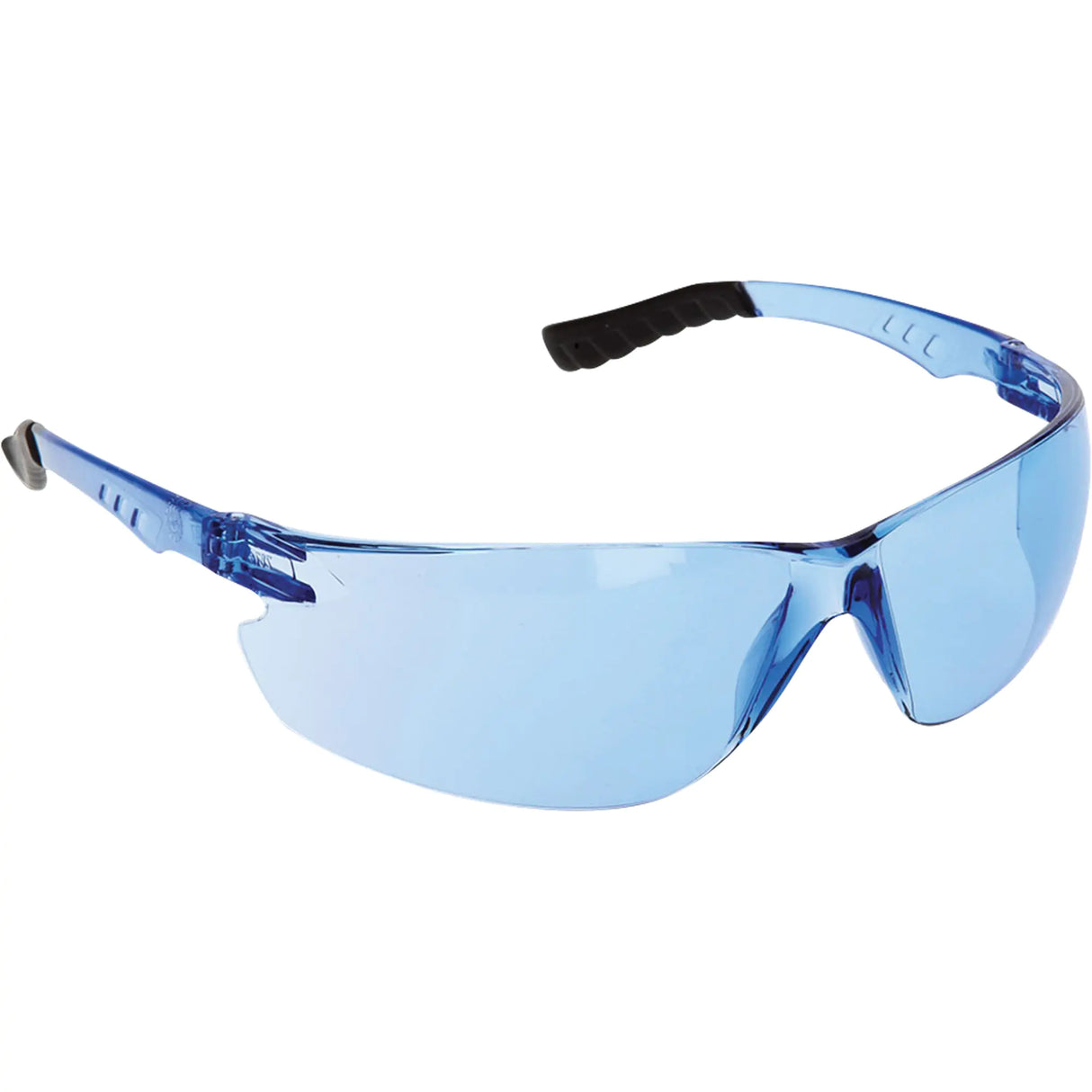 DYNAMIC SAFETY Firebird Safety Glasses, Blue Lens, Anti-Scratch/Anti-Scratch/Anti-Static Coating, ANSI Z87+/CSA Z94.3