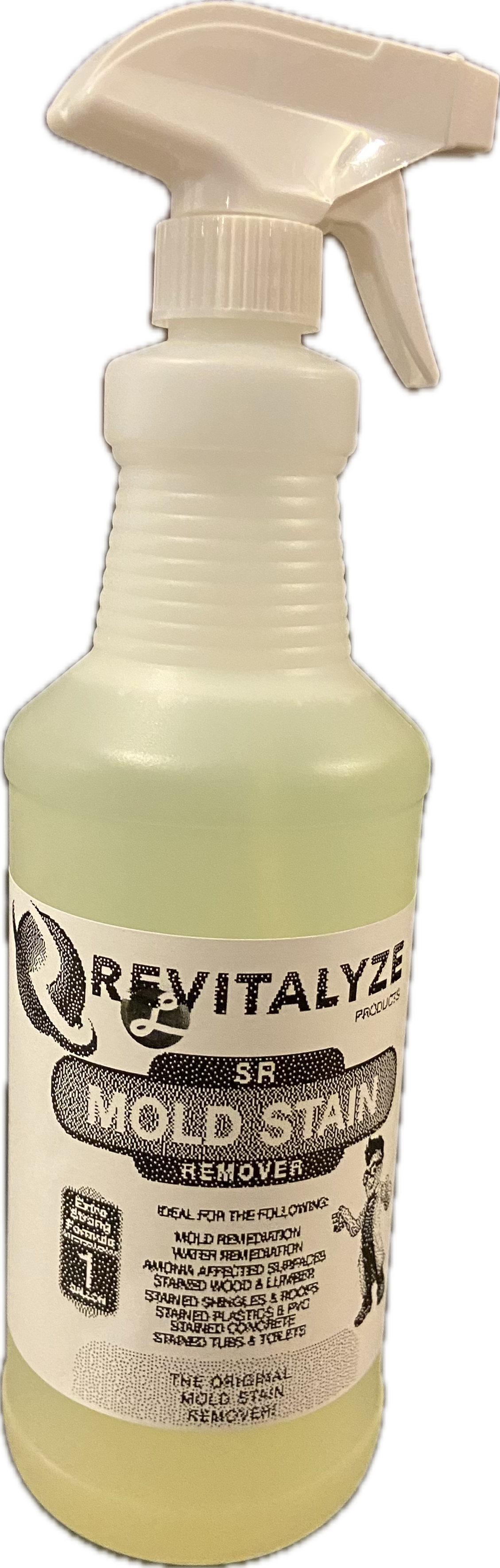 Revitalyze SR Mold and Stain Remover 1L Spray Bottle