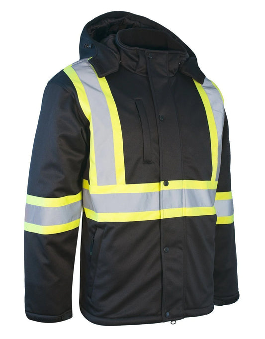 Forcefield Hi Vis Softshell Winter Safety Jacket