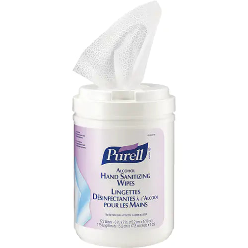 Purell Alcohol Hand Sanitizing Wipes, Canister