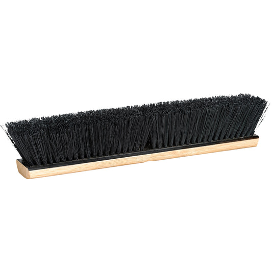 Push Broom Head, 24", Medium, PVC/Tampico Bristles