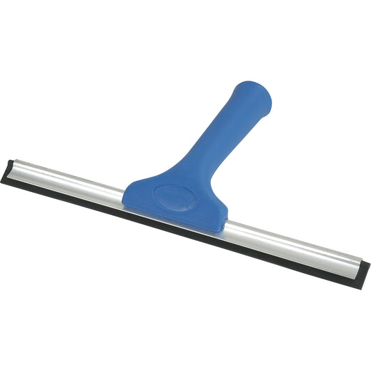 Window Squeegees, 18", Rubber, Metal Frame