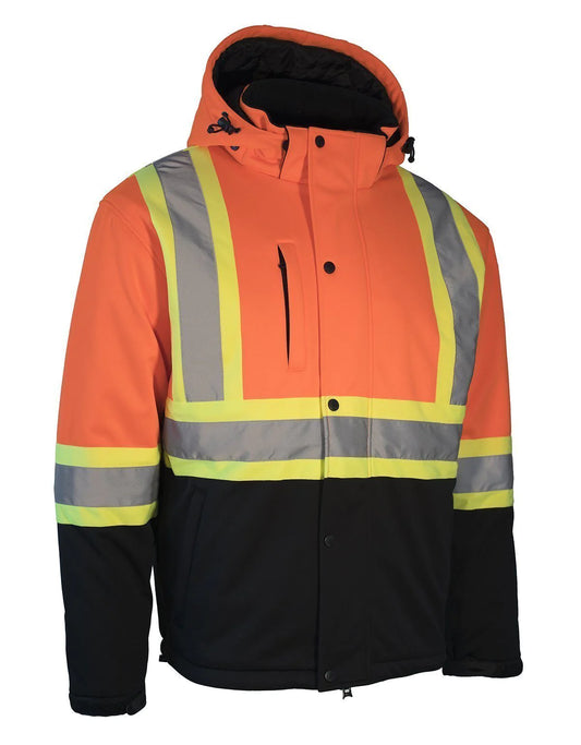 Forcefield Hi Vis Softshell Winter Safety Jacket