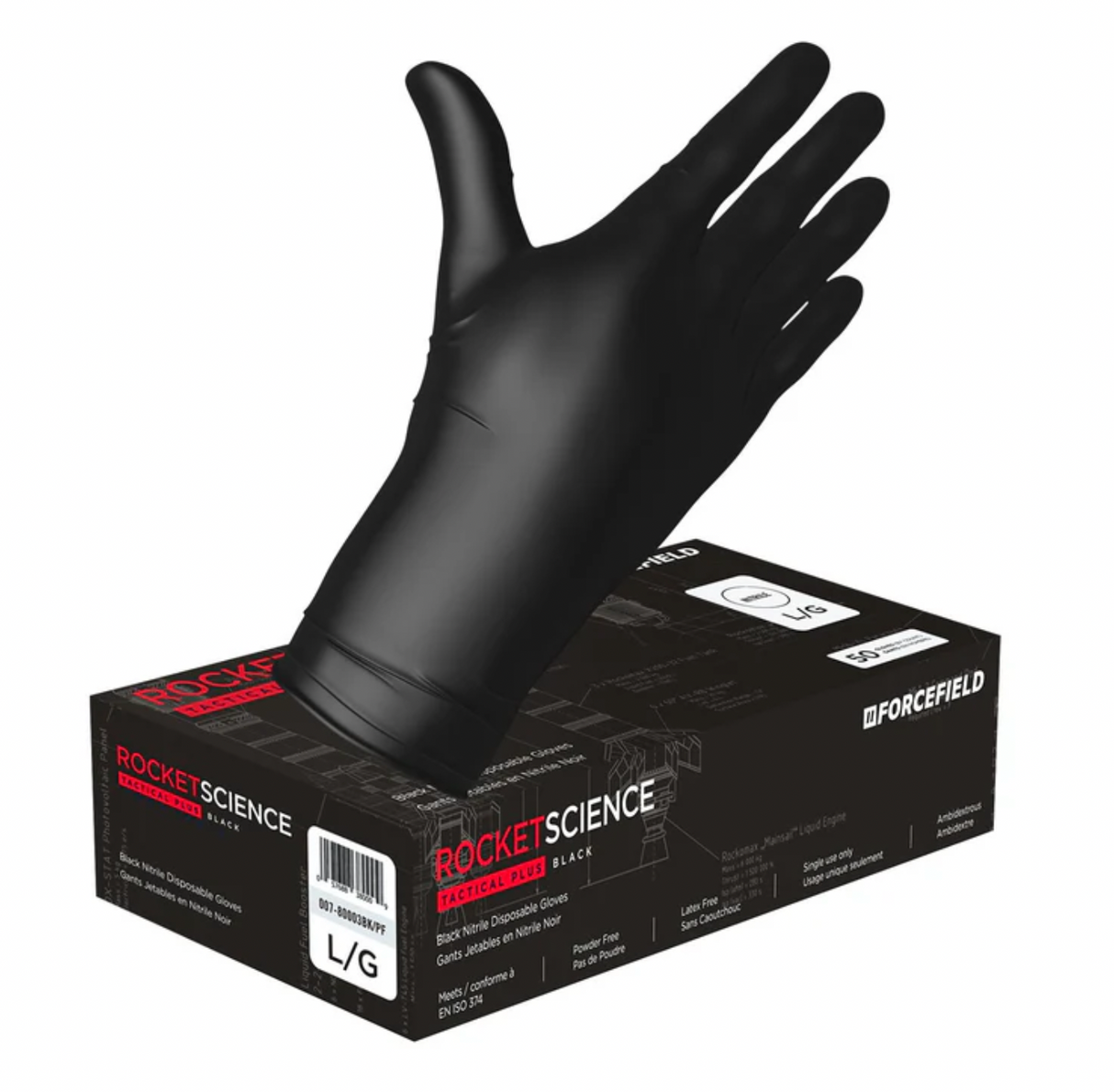 Rocket Science, Heavy-Duty Nitrile Disposable Gloves