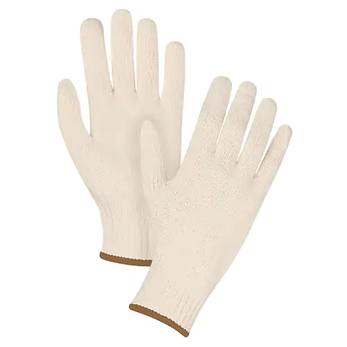 String Knit Gloves, Poly/Cotton, 7 Gauge, Large