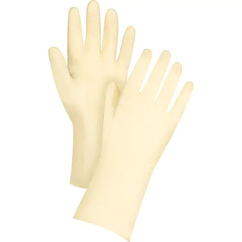 Canners Gloves, Size Large/9, 12" L, Rubber Latex, 18-mil