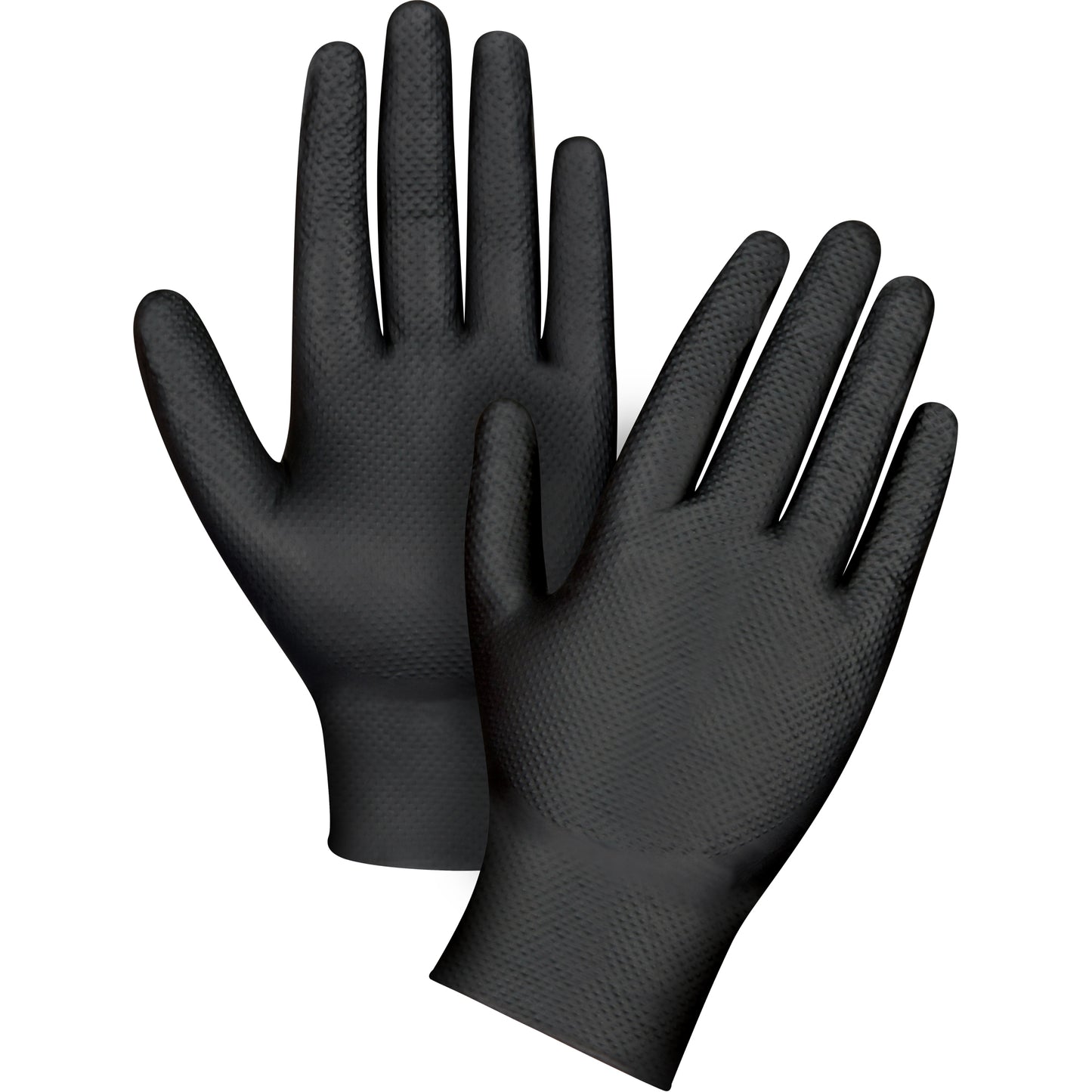 Heavyweight Black 8 mil. Nitrile Disposable Gloves (box of 50)