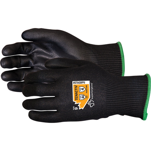 Composite Filament Fibre Gloves, Size 12, 13 Gauge, Polyurethane Coated, TenActiv‚Ñ¢ Shell, ANSI/ISEA 105 Level 4