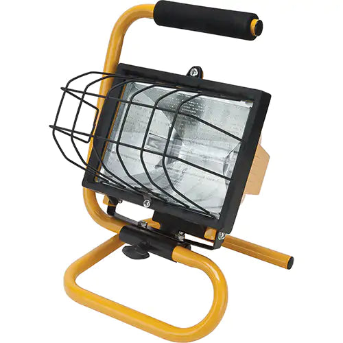 AURORA TOOLS  Portable Work Light, Halogen, 500 W, 8000 Lumens, Steel Housing