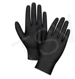 Heavyweight Black 8 mil. Nitrile Disposable Gloves (box of 50)