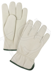 Zenith Grain Cowhide Drivers Fleece Lined Gloves - (medium)