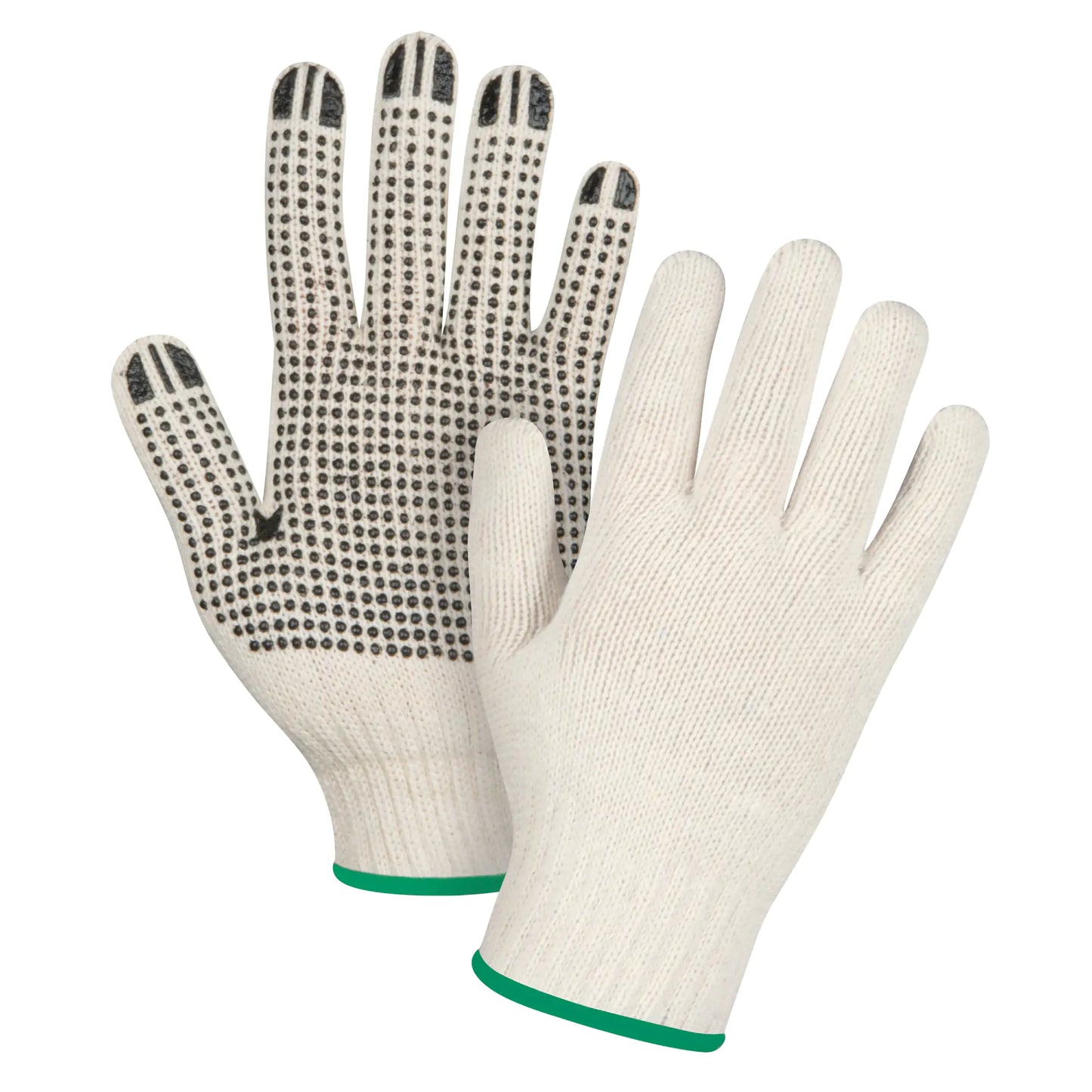 Dotted Gloves, Poly/Cotton, Single Sided, 7 Gauge, Medium