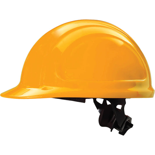 North Zone‚Ñ¢ Hardhat, Ratchet Suspension, High Visibility Orange