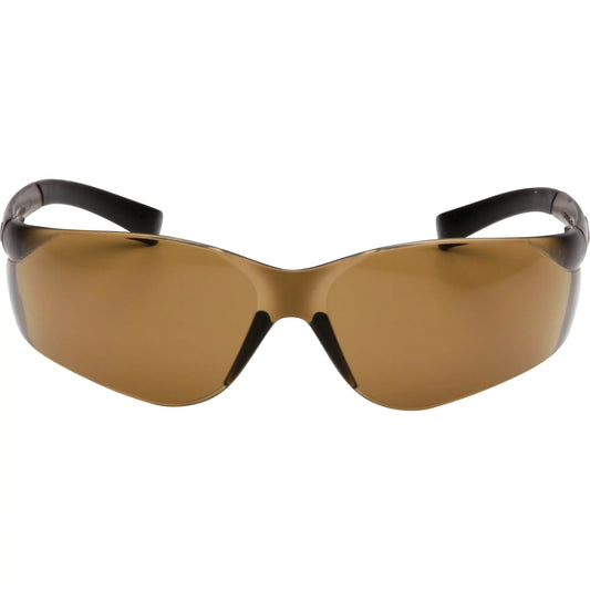 PYRAMEX  Ztek¬Æ Safety Glasses, Brown Lens, Anti-Scratch Coating, ANSI Z87+/CSA Z94.3