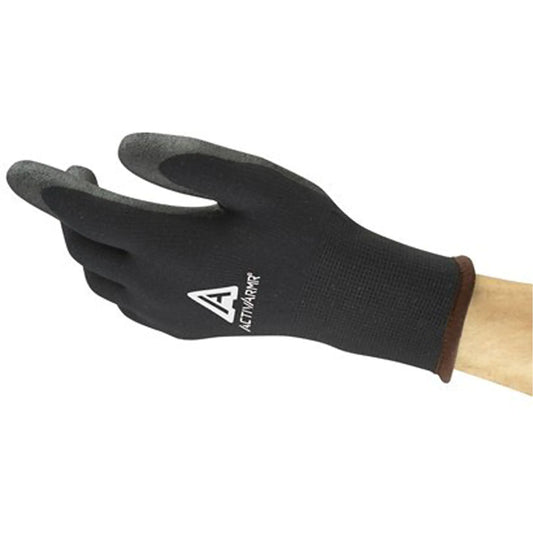 ActivArmr¬Æ 97-631 Medium-Duty Thermal Gloves, 9/Large, Foam PVC Coating, 10 Gauge, Nylon Shell