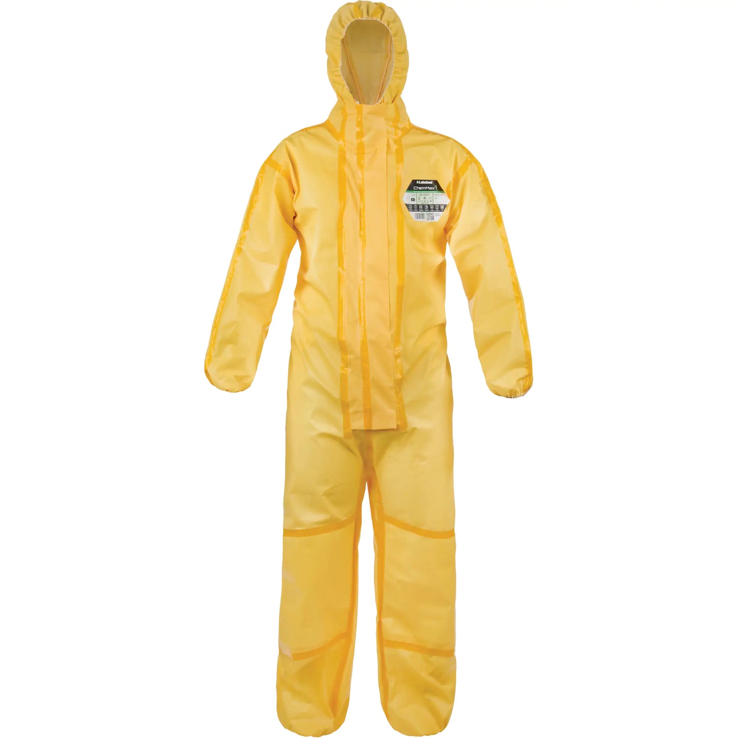 ChemMax¬Æ 1 Coveralls, Polyethylene/Polypropylene, 2X-Large, Yellow